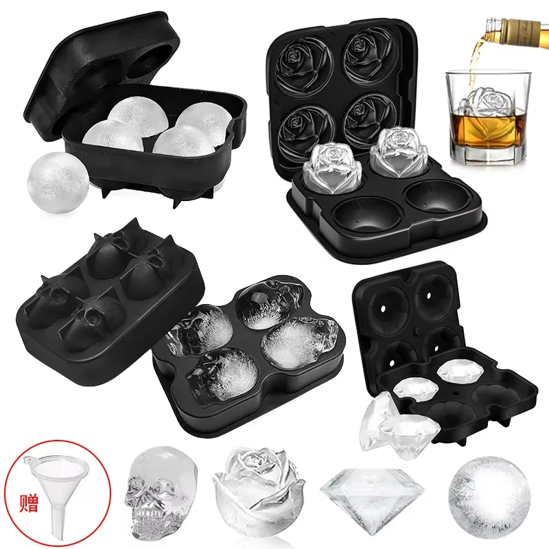 Ice Mold Sphere - Tray Easy to Take Out Suitable