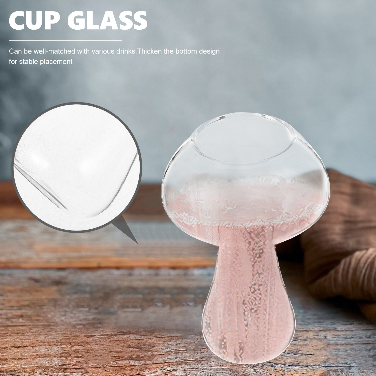 2Pcs Mushroom Design Cocktail  - đánh giá và giá Home Bar And Restaurant