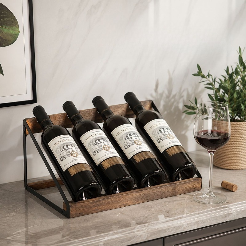 Home Bar Wooden Wine Rack Wine - đánh giá và giá Home Bar Shelf