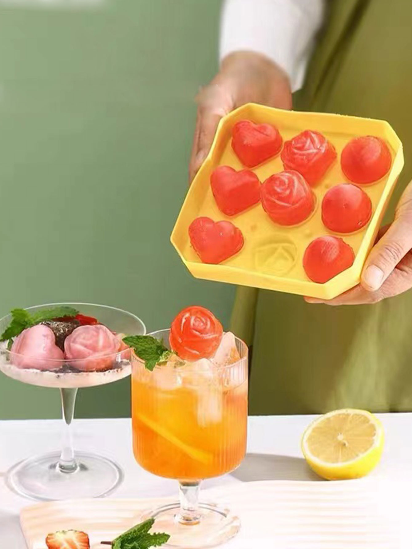Rose Ice Cube Mold Food-Grade  - đánh giá và giá Ice Mold Sphere
