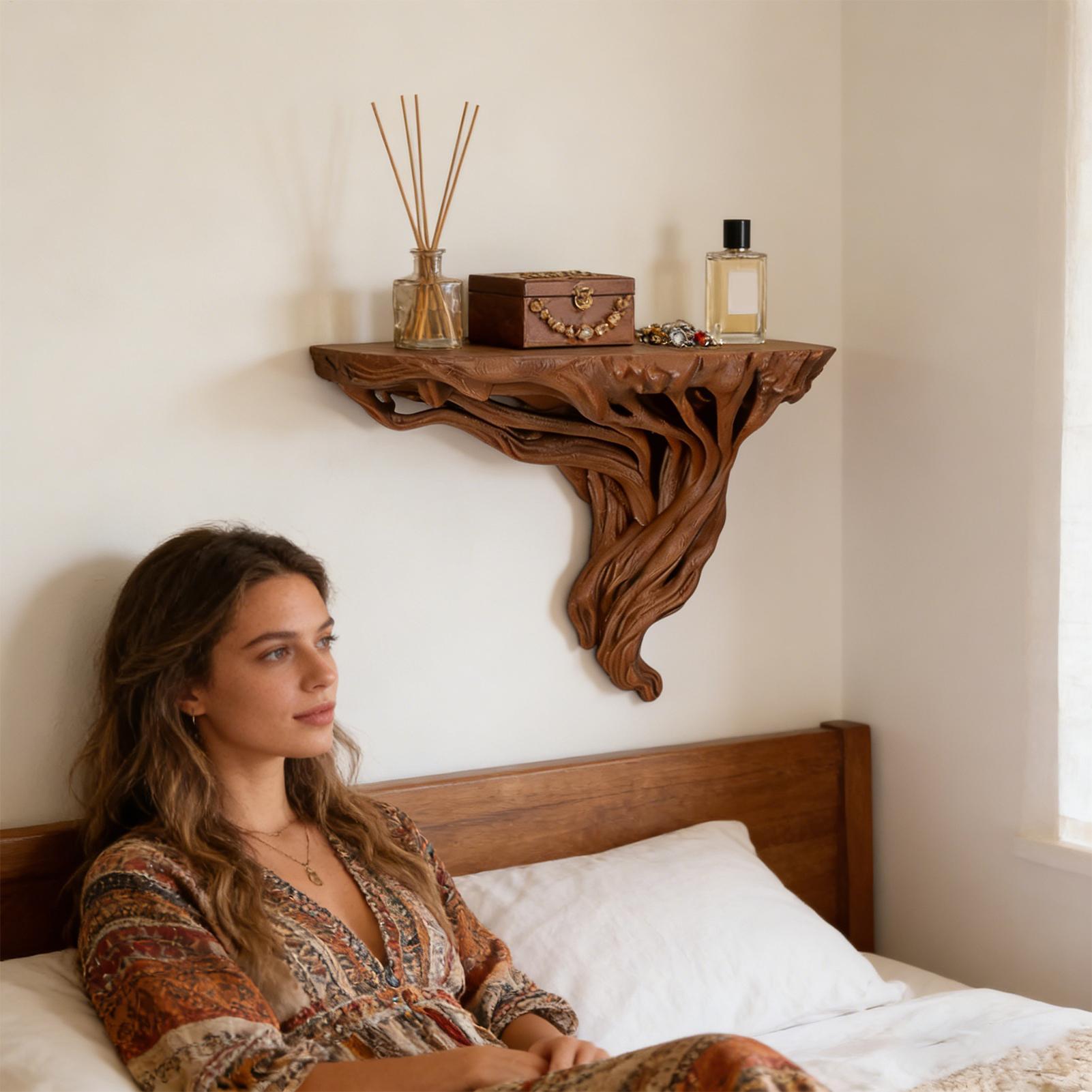 Tree Root Shaped Shelf Wall Ra - đánh giá và giá Home Bar Shelf