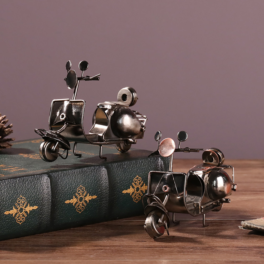Retro Iron Motorcycle Sculptur - đánh giá và giá Home Bar Shelf