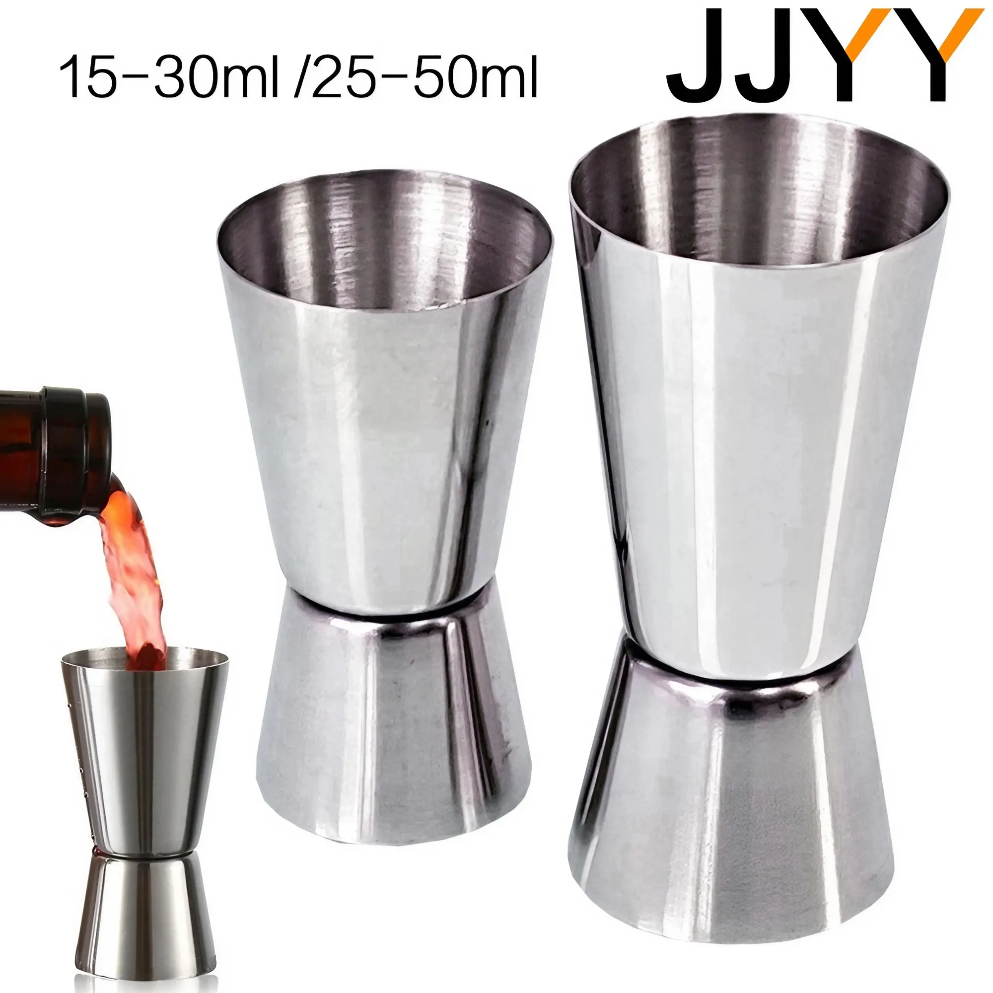 JJYY Stainless Steel15-30ml 25 - đánh giá và giá Jigger Double Sided