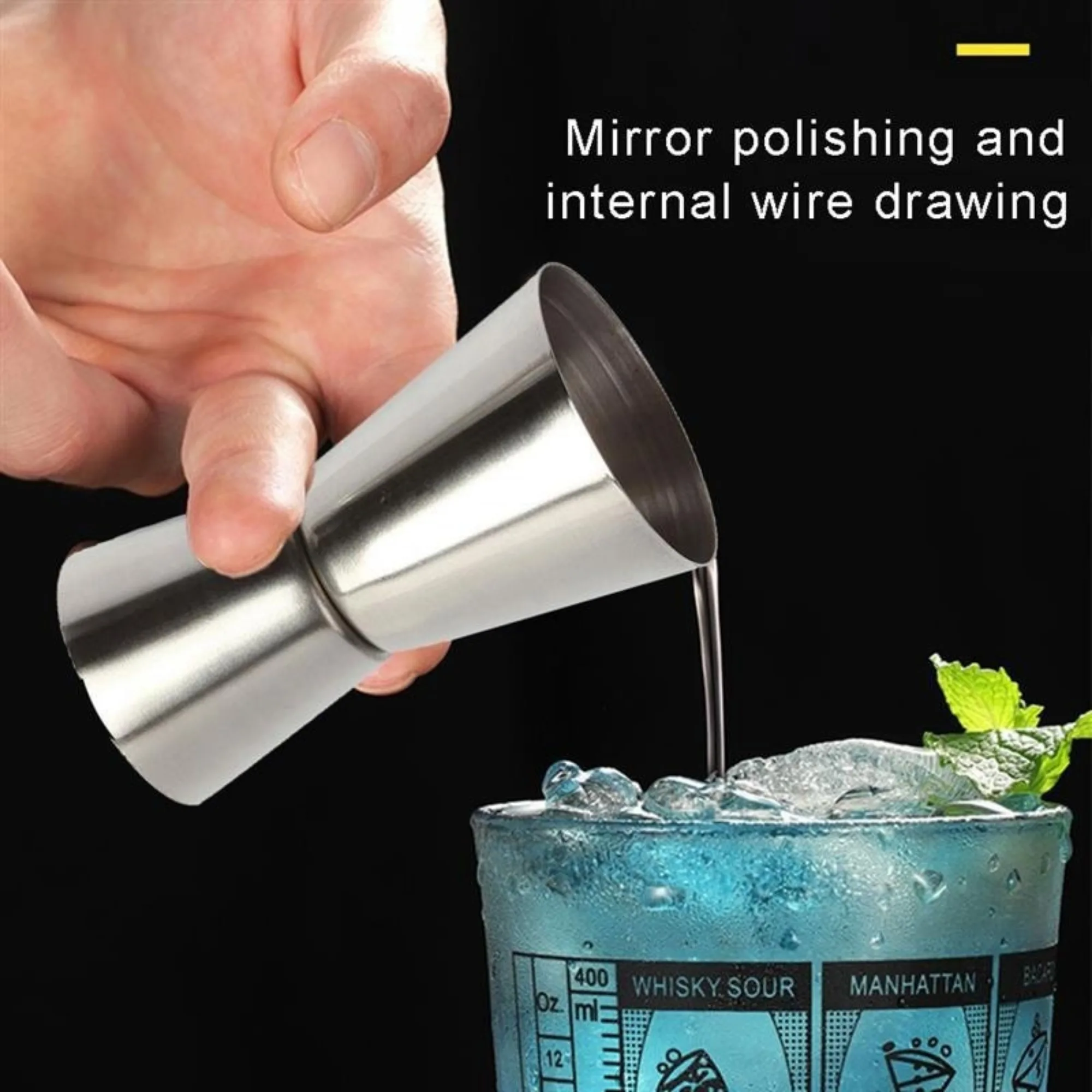 JJYY Stainless Steel15-30ml 25 - đánh giá và giá Jigger Double Sided