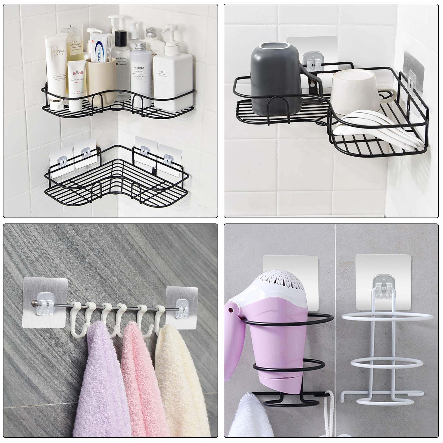 1/10pcs Corner Shower Caddy Ad - đánh giá và giá Home Bar Shelf