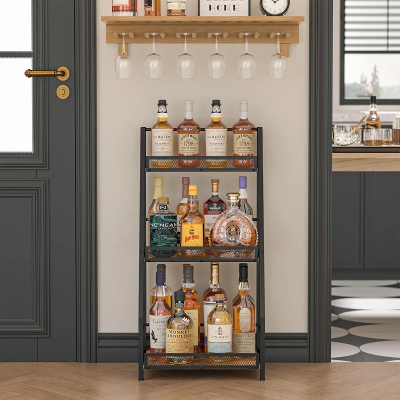 3-Tier Ladder Wine Rack Freest - đánh giá và giá Home Bar Shelf