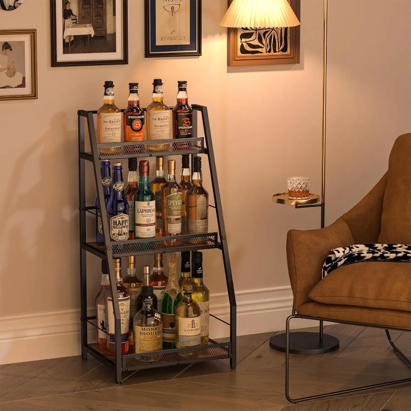 3-Tier Ladder Wine Rack Freest - đánh giá và giá Home Bar Shelf