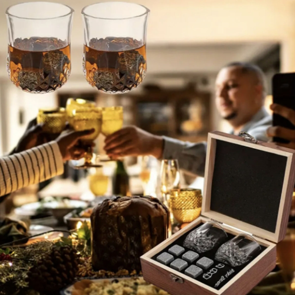 Christmas Valentine's Gift Whi - đánh giá và giá Highball Glass Set