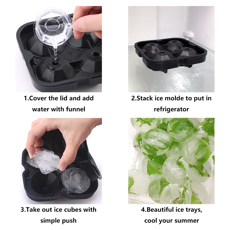 3D Ốp Kim Cương Đầu Lâu Làm Kh - đánh giá và giá Ice Mold Sphere